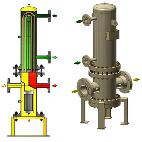 Heat Exchanger: Combined Filter-Preheater